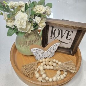 bamboo decorative tray